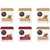 Nescafé Dolce Gusto 3 Confezioni Caffè Cortado Espresso Macchiato, 2 x Ginseng, 1 x Cortado Decaffeinato (96 Capsule)
