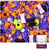 BaiLiSnacky Caramelle Di Halloween A Forma Di Occhi Colorati - Bonbon Divertenti Con Perline Di Zucchero Ideali Per Feste Decorazioni (Serie Thriller - 100 g)