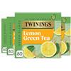 Twinings - Tè verde Light & Delicate, 160 g, 80 bustine (4 confezioni, tot. 320 bustine)