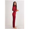 Intimissimi Pantalone Lungo In Seta Rosso