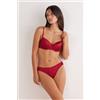 Intimissimi Reggiseno A Balconcino Sofia In Seta Rosso