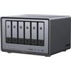 Ugreen Server NAS Ugreen DXP6800 Pro Desktop Intel® Core™ i5 8 GB DDR5 Grigio, Nero [25899B]