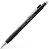 FABER-CASTELL - Matita a scatto GRIP 1347 0,7 mm Nero | Con zona antiscivolo, gomma integrata e mina resistente alla rottura, durezza B