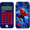 Lexibook - Marvel Spider-Man Calcolatrice tascabile, funzioni classiche e avanzate, copertina rigida protettiva, funzionamento a batteria, blu/rosso, C45SP