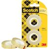 Scotch Nastro Biadesivo - 2 Rotoli, 12 mm x 6,3 m - Nastro Biadesivo Trasparente a Lunga Tenuta per Foto, Fotografie, Poster e Immagini