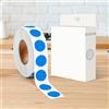 Generic Adesivo rotondo da 1/2 pollice con codice colore, 1000 adesivi, etichette adesive a cerchio blu per ufficio e casa