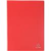 Exacompta - Cod. 85105E - 1 raccoglitore OPAK - 100 buste goffrate antiriflesso - 200 facciate - per formato A4 - dimensioni 24X32 cm - copertina in polipropilene flessibile - colore rosso