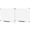 VIZ-PRO Lavagna Bianca Magnetica Cancellabile a Secco, 60 x 45 cm (Confezione da 2)