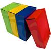 BM BeMore Porta Documenti Color Dorso 10, 0111615, Dimensioni 24cm x 35cm x 10cm, Copertina pesante Plastificata Lucida, Confezione 1 pezzo, Colore Assortiti