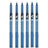 Pilot BX V5 Hi-Tecpoint - Penna a sfera, punta extra fine da 0,5 mm, tratto 0,3 mm, confezione da 6, colore: Blu