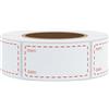 Generic 500 etichette adesive rimovibili per congelatore, 2,5 x 5,1 cm, impermeabili, resistenti all'olio, per frigorifero e cucina (rosso)