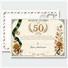 GHIBLI Biglietto Auguri 50 Anni Matrimonio, Regalo Personalizzato Nozze d'Oro | Certificato 50° anniversario di matrimonio da compilare, grande e originale attestato A4 stile pergamena con busta abbinata