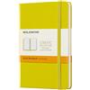 Moleskine Classic Notebook, Taccuino a Righe, Copertina Rigida e Chiusura ad Elastico, Formato Pocket 9 x 14 cm, Colore Giallo Dente di Leone, 192 Pagine