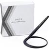 Pininfarina SPACE Stilo Ethergraf | Penna Senza Inchiostro Usata nello Spazio | Strumento da Scrittura in Magnesio con Supporto in Alluminio | Design Italiano Tecnologia Spaziale | Space X Black