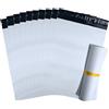 iboo - 100 buste 35 x 45 cm bianche opache in plastica, buste per spedizioni, solide, inviolabili e impermeabili - Confezione da 600