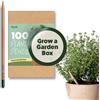 Sprout World Matite Coltiva un Giardino, Confezione da 100 per scrivere | Matite in grafite HB preappuntite con 4 tipi di semi e legno certificato, ideali per scuola e ufficio, per scuola e ufficio