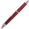 Ranvi Penna stilografica a scatto Jinhao 20, extra Set con pennino fine e convertitore di inchiostro (clip argentata rossa)