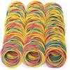 Generic 100 elastici colorati in gomma, adatti per artigianato fai da te, ufficio, scuola e uso quotidiano a casa, colorati