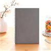 Generic Blank Notebook Journal,Notebook with Wire Binding,Suitable for Business,Gray