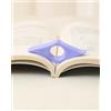 Generic 2PCS Thumb Book Rest - Segnalibri acrilici, aiuto per la lettura di libri, 2 pezzi, viola BLC1046-01