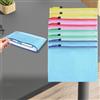 Generic Set di 8 buste portadocumenti in rete formato A6, con cerniera, portatili, per banconote, ricevute, ufficio, scuola (multicolore)