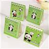 Generic 1 mini calendario da scrivania 2026, con mini panda strappabile, agenda giornaliera da tavolo, agenda giornaliera per lista delle cose da fare, calendario a spirale 2026, stile casuale (9 x 6,4 cm)