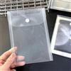 Generic 5 tasche riutilizzabili per timbri e fustelle, sacchetti trasparenti impermeabili per buste per adesivi, porta ricevute, cartelle per foto (verticale, 18 x 13,1 cm)