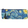 Wamika Astuccio porta matite con immagine di Van Gogh con notte stellata, per studenti, ufficio, università, scuola media, per trucchi e cosmetici