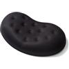 Generic Cuscino poggiapolsi ergonomico in memory foam per mouse, per computer, laptop, lavoro in ufficio, gaming su PC (poggiapolsi nero per mouse)