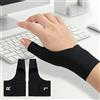 Generic Confezione da 2 bretelle regolabili e traspiranti con stabilizzatore per pollice, supporto ergonomico per digitazione al computer, lavoro ripetitivo e design antiscivolo