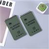Generic 1PC Waterproof Pocket Notebook - All-Weather Lined Notepad with Spiral Binding for Outdoor Use