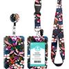 COCHIE Porta Badge da Collo, Portabadge Collo Retrattile per Porta Badge Identificativo,Ufficio Scuola