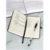 Generic 2 Pack Small Pocket Notebook, 3.7 x 5.7 Inch Black Notepads, Mini Note Pads, 100GSM Thick Paper for Notes, Sketches & Field Notes