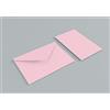 PARTYLANDIA 10 Buste e Cartoncini in blister 7x11 cm (Rosa)