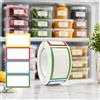 Generic Etichette scrivibili per congelatore, 250 pezzi, etichette rimovibili per | Adesivi scrivibili vuoti per frigorifero, congelatore, preparazione dei pasti e dispensa. Facile da staccare