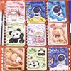 Generic 2pcs/set Random Capybara/Astronaut Spiral A7 Notebook Portable Diary Plan Mini Notebook Student Stationery Gift (2Pcs #A Random)