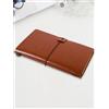 Generic Agenda da viaggio con blocco sostituibile e organizer per carte e inserti bianchi, 180 pagine, formato A6 (10,9 x 17,3 cm), quaderno a righe per scrittura, viaggio, lavoro, scuola e università