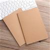 Generic 2 mini taccuini (10,5 x 14 cm), 64 pagine a righe a righe con copertina morbida per pianificare, scrivere, disegnare, blocco note per casa, ufficio, scuola, marrone