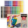 KALOUR set di 72 matite colorate, con nucleo morbido, perfette per disegnare e per creare ombre, ideale come regalo per adulti e principianti, nonché per gli artisti.