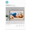 Hewlett Packard HP Advanced Q8697A, Carta fotografica lucida, grammatura 250 g/m2, formato A3, Confezione da 20 fogli