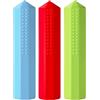 Generico Sensory Pencil Toppers, 3-Piece Fidget Tubes, Chewy Pencil Covers Set, Colored Calming Pen Caps, Soothing Classroom Tools for Teens Children Youth Boys Girls Focus and Stress, Silicone