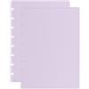 PATIKIL Copertina Notebook Legatoria 6.3 x 8.66 Formato A5 Viola Chiaro | 1 Set, A Dischi In Pelle, Copertina Planner A Dischi, Per Notebook Prodotto Ufficio