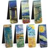 Generic 7 segnalibri magnetici da 7,9 cm, con clip magnetica di Van Gogh, per lettori, scritture, insegnanti