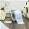 Generic Rotolo di 1000 etichette termiche bianche per codici a barre, 5,1 x 2,5 cm, etichette termiche autoadesive per aziende