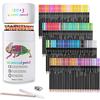 KALOUR Matite colorate di alta qualità, set di 120 colori, con nucleo morbido e colori vivaci, ideali per disegnare schizzi, ombreggiature, matite colorate per adulti principianti