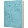 Generic Christian Gifts - Diario con scritta in lingua inglese Be Still and Know That I Am God Scrittura, quaderno per scrittura religiosa, colore blu