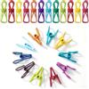 Generic 45 clip per patatine fritte, clip in acciaio rivestito in PVC per pacchetti alimentari, sacchetti di patatine, vestiti, graffette, clip per borse, mollette per vestiti, mollette per vestiti, mollette