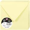 Clairefontaine 5458C - Pacco da 20 Buste gommate - Formato Quadrato 14x14cm - 120g/m² - Colore canarino -Inviti Eventi e Corrispondenza - Gamma Pollen - Carta Premium Liscia