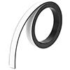Generic Striscia magnetica adesiva nera con copertura bianca 25/64 x 3,3 piedi x 1/16