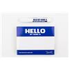 Montana Hello my name is..Stiker + pennarello blu